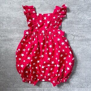 GAP Americana/Patriotic/4th of July/Memorial Day Bubble Romper Size 3-6 months